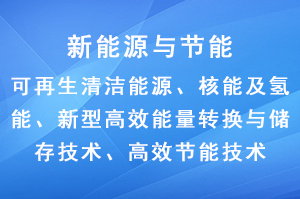 國家重點支持的高新（新能源與節能）技術領域有哪些？