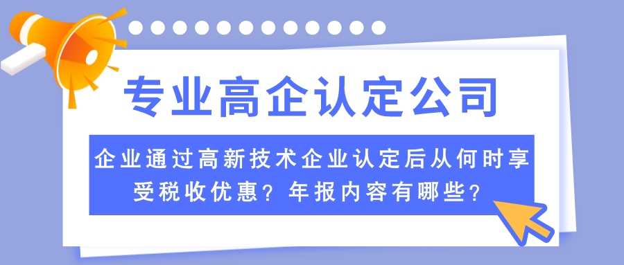 高新技術(shù)企業(yè)年報