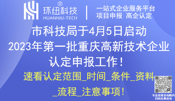 重慶高新技術企業認定