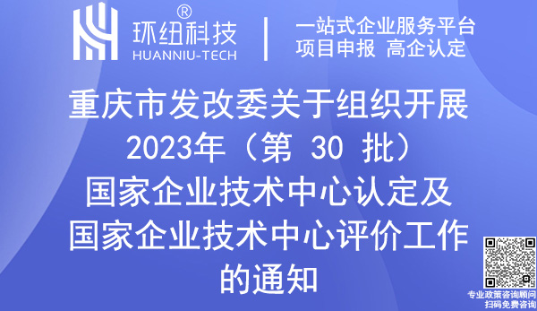 國家企業技術中心認定申報