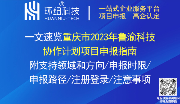 重慶市2023年魯渝科技協作項目申報